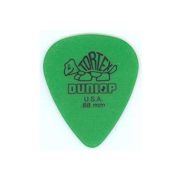 Jim Dunlop 418R Tortex Standard：Green (0.88mm) 12枚セット