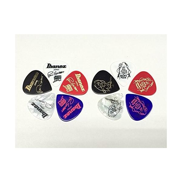 【ピック】Ibanez 1000PG 各色2枚 合計10枚セット Paul Gilbert model pick ポールギルバートピック