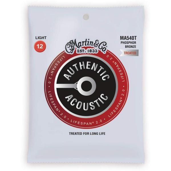 MARTIN AR[XeBbNM^[ Treated with Lifespan 2.0 MA540T Phospher Bronze Light .012-.054yz