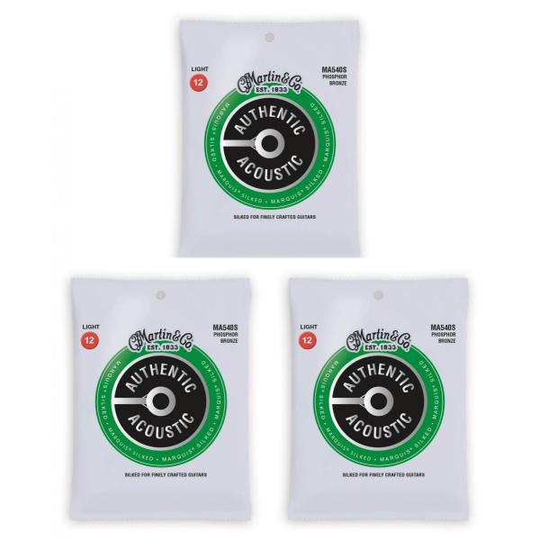 MARTIN MA540S Phospher Bronze Light AR[XeBbNM^[×3Zbgyz
