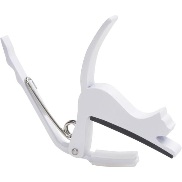 他サイト： キクタニ ギターカポ 猫カポ 猫の手借りられます エレキ・アコースティックギター 6弦用 GC-NEKO WHTの商品画像