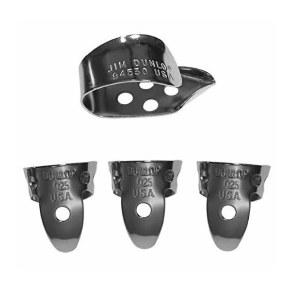 Jim Dunlop メタル・サム×1個+メタル・フィンガーピック×3個