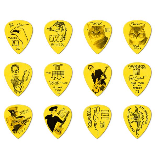 Jim Dunlop ジムダンロップ PG462P.73 CUSTOM TORTEX TIII PICK 0.73MM ポール・ギルバート ギターピック 12枚入りプレイヤーズパック