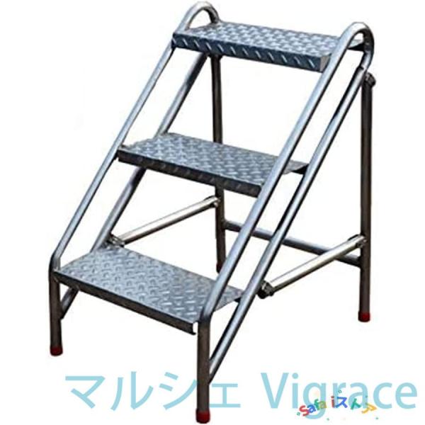産業用折りたたみ式ステンレス鋼踏み台 高所作業台 作業用踏台 家庭用階段 ステンレススチール踏台 2 3 4段はしご 滑り止め ポータブル 大人 耐荷重150kg 足場台