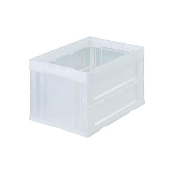 折りたたみコンテナボックス 収納 おしゃれ トラスコ A折りたたみコンテナ ５０ｌ 透明 Cr S50n Buyee Servicio De Proxy Japones Buyee Compra En Japon