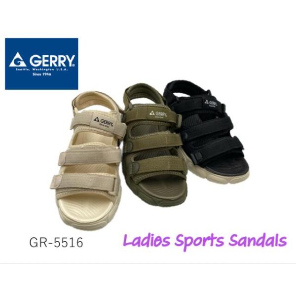 【在庫限り】 大人気 GERRY Lady's スポーツサンダル 夏 海 キャンプ イベント ジェリー GR5516