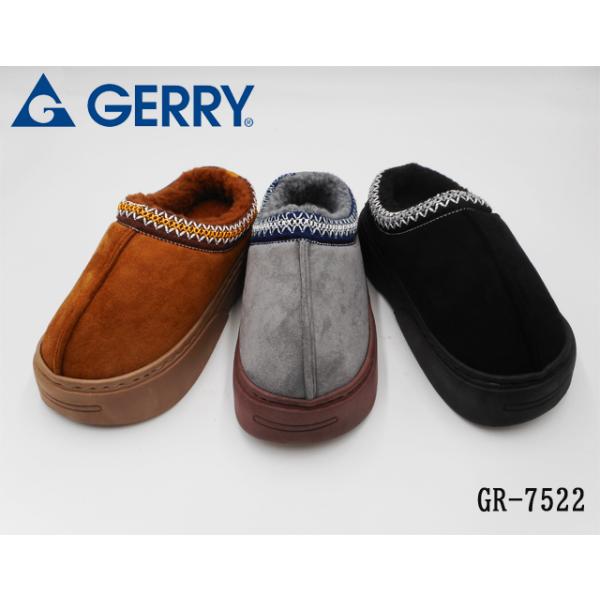 【在庫限り】GERRY ジェリー レディース モックシューズ ムートン サボサンダル 厚底 ボア GR7522