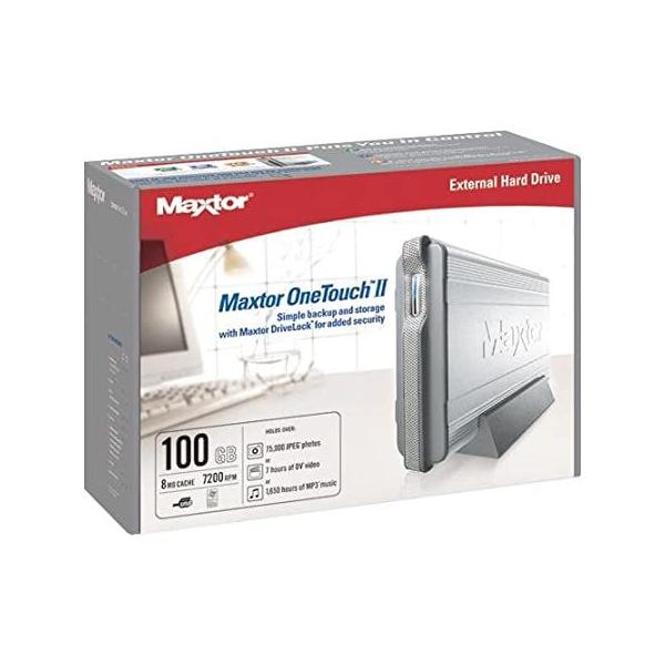 Maxtor U01E100 100GB External Hard Drive USB 2.0 送料無料
