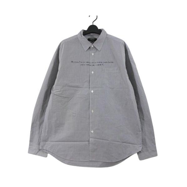 UNDERCOVER アンダーカバー 23SS ストライプ長袖シャツ VITAMIN C 5