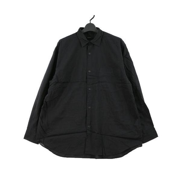 COMOLI コモリ 24SS KHADIコットン コモリシャツ 2 ブラック