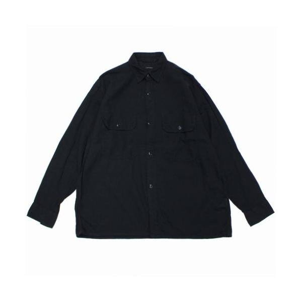 COMOLI コモリ 21SS ベタシャン CPOシャツ 2 ブラック : unstitch