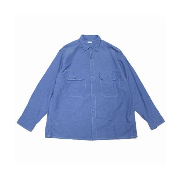 COMOLI コモリ 21SS ベタシャン CPOシャツ 2 ブルー : unstitch Yahoo