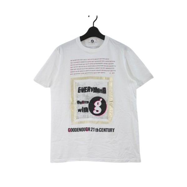 GOODENOUGH グッドイナフ 21th CENTURY Frame TEE S/S Tシャツ 3 ホワイト