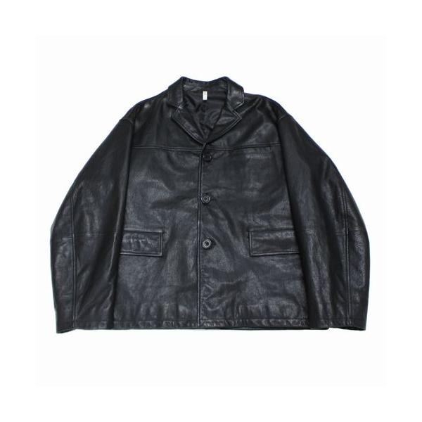 25SS CCU BOXTAILORED JACKET レザー　シーシーユー CCU シーシーユー 25SS BOXTAILORED JACKET レザー ボックステーラード