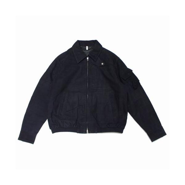 極美品 25AW✨CCU×WISM 別注 SWINGTOP JACKET COW CCU × WISM別注 COMFORTABLE SWINGTOP JACKET COW（レザージャケット