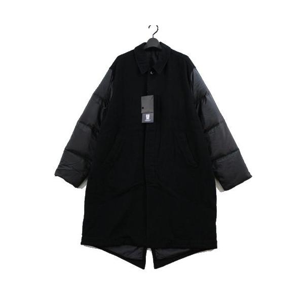 UNDERCOVER アンダーカバー 24AW 袖ダウン切替縮絨ステンカラーコート