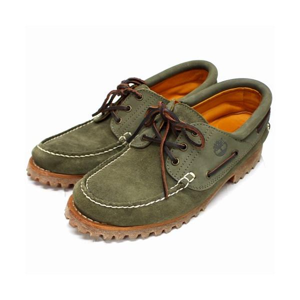 Timberland 3eye モカシン カーキ グリーン Timberland 3eye モカシン カーキ グリーン Timberland