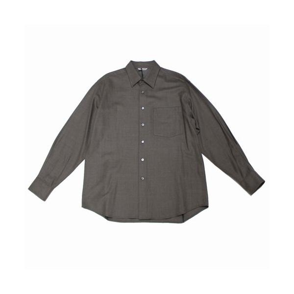 ももまるさん専用　オーラリー　スーパーライトウールシャツ　サイズ3 AURALEE オーラリー 23AW SUPER LIGHT WOOL SHIRT スーパーライト