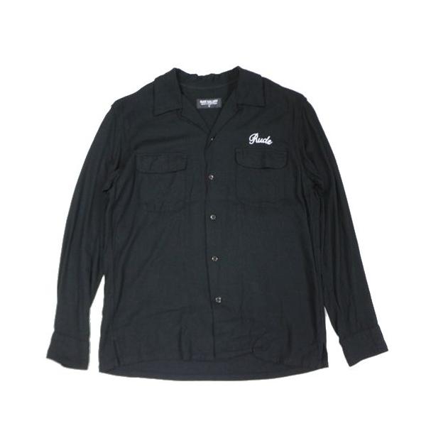 RUDE GALLERY ルードギャラリー 23AW SCRIPT LOGO OPEN COLLAR SHIRTS