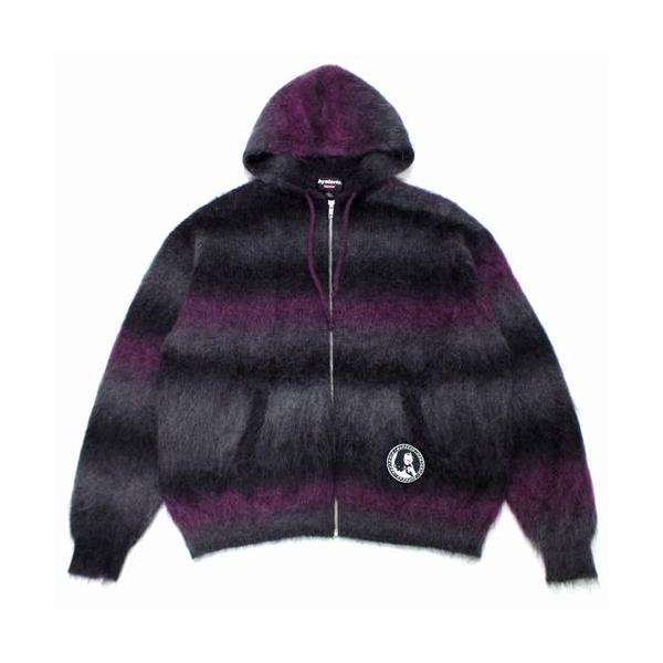 Supreme × HYSTERIC GLAMOUR 24AW Mohair Zip Up Hooded Sweater