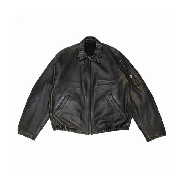 COMOLI コモリ 24SS レザー ジップブルゾン 3 ブラック : unstitch