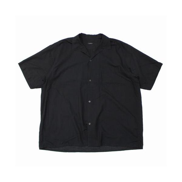 COMOLI コモリ 25SS KHADIコットン 半袖オープンカラーシャツ 2