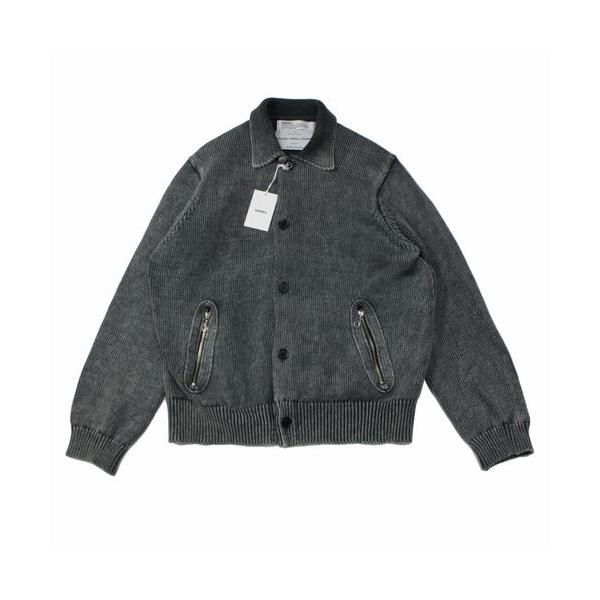 DAIRIKU ダイリク 25AW Vintage Dyed Knit Jacket ニットジャケット S