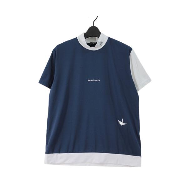 1PIU1UGUALE3 ウノピュウノウグァーレトレ ADP GOLF S/S MOCK NECK T