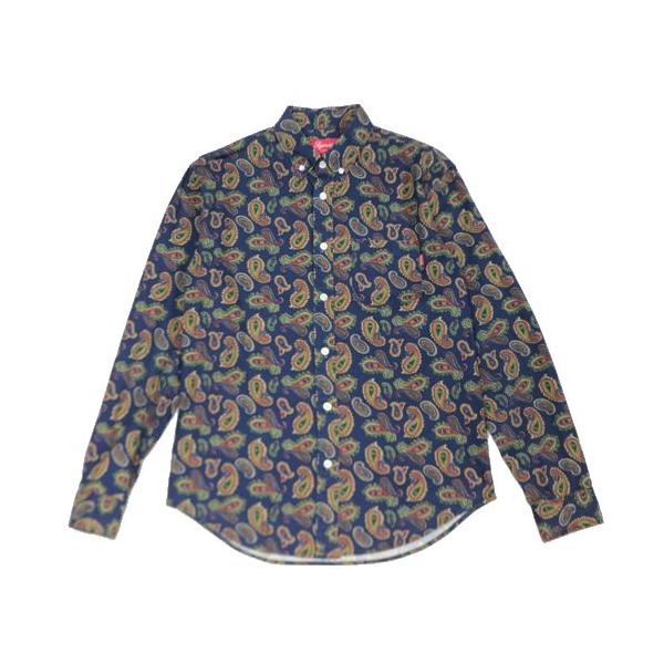 Supreme シュプリーム 13AW Paisley Shirt ペイズリーシャツ S