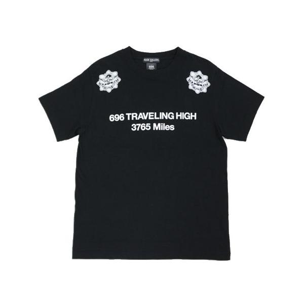 RUDE GALLERY × 696 ルードギャラリー AT MILK TEE 696 COLLABORATION Tシャツ S ブラック