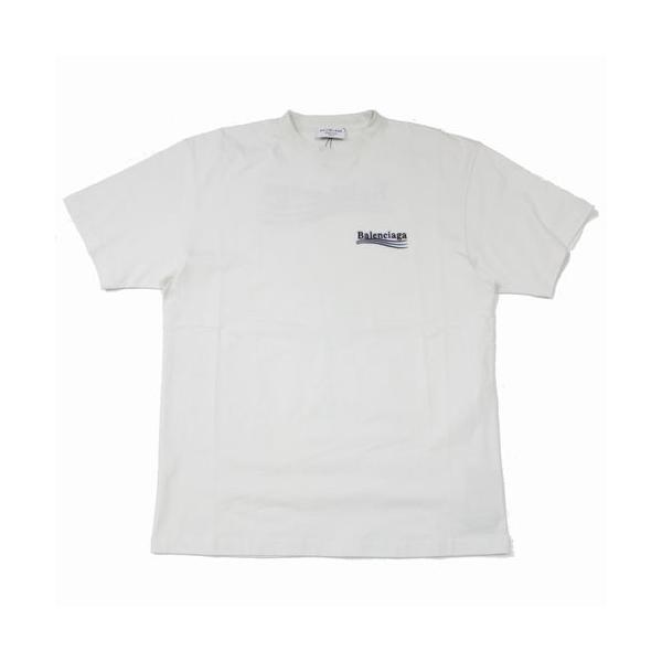 BALENCIAGA バレンシアガ 21SS キャンペーンロゴ刺繍 Tシャツ XS