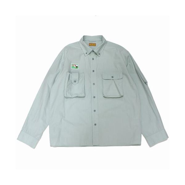 HUMAN MADE ヒューマンメイド 26SS HUNTING SHIRT ハンティングシャツ M ブルー