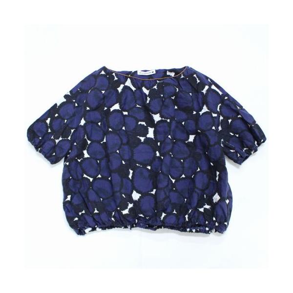minaperhonen ミナ ペルホネン 18SS sumile ブラウス 38 ネイビー