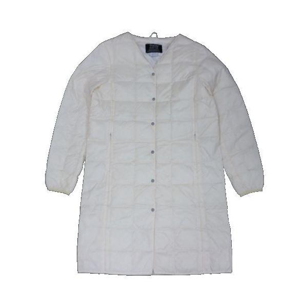 【アンティ】　DANTON／Vネック　ロング丈　インナーダウン　ジャケット DANTON◇Vネックロングインナーダウンコート/38/ナイロン/BLK/無地/jd