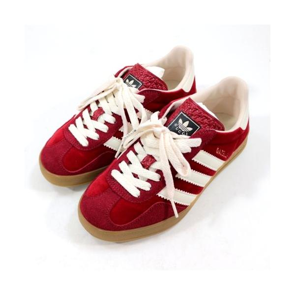 GUCCI × adidas gazelle グッチ アディダス ガゼル 20.5cm レッド