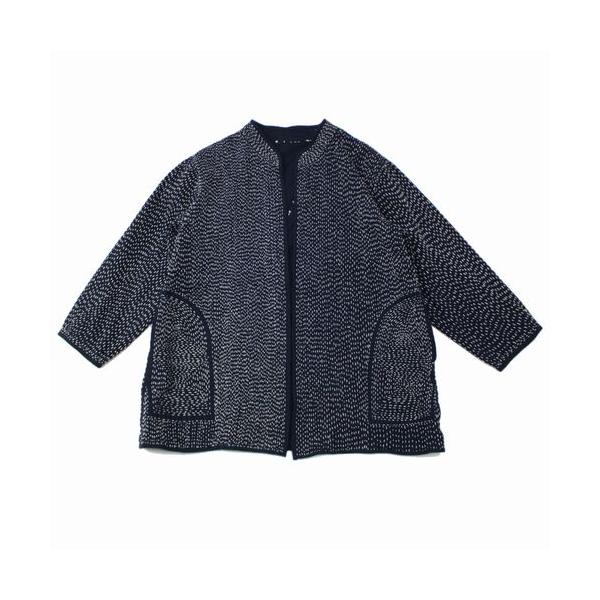 お値下げ*iroiro sashiko 刺子ジャケット iroiro イロイロ SASHIKO Long Jacket 刺し子ロングジャケット