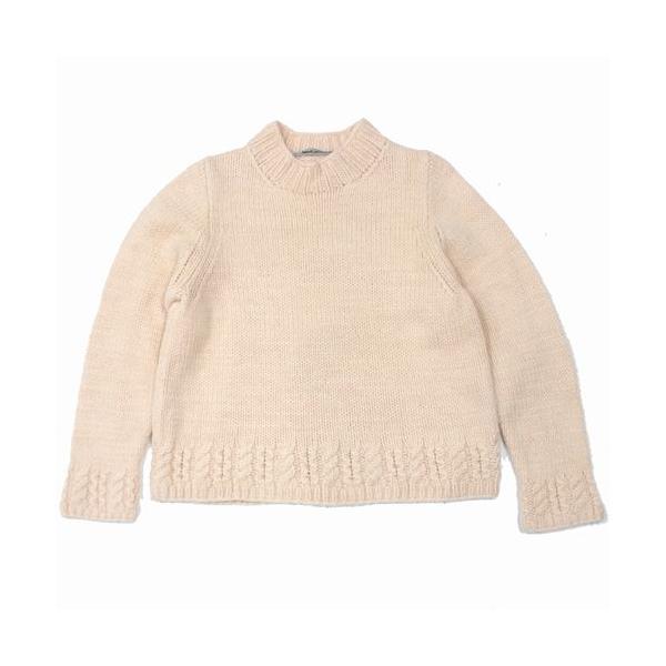 1回着用 ミナペルホネン paivyri プルオーバーニット38 ホワイト クリーニング済 ミナペルホネン paivyri プルオーバーニット38