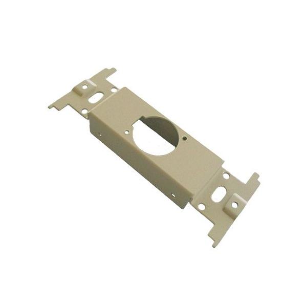 ・コンセントプレート用の金枠・ITTキャノンF77用・1ヶ穴タイプ・1個入・レセプタクルの取り付け用ネジが付属　（M2.6ナベネジ 2本）