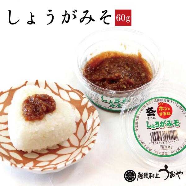 しょうがみそ 60g　おかず味噌 おかずみそ ご飯のお供