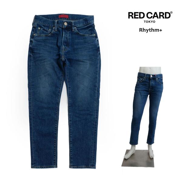 【セール】RED CARD Tokyo レッドカード トーキョー リズムプラス メンズ Rhythm+ デニム スリム テーパード