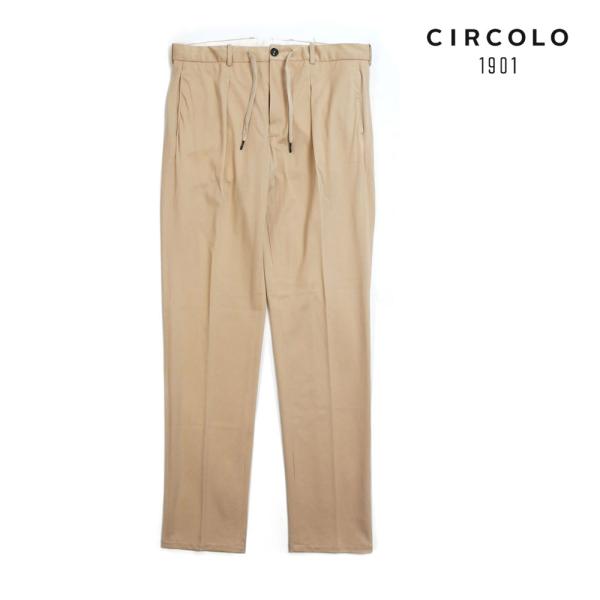 CIRCOLO 1901 グレー チェック スラックス CIRCOLO 1901 (チルコロ1901) - スラックス【サカゼン公式通販】