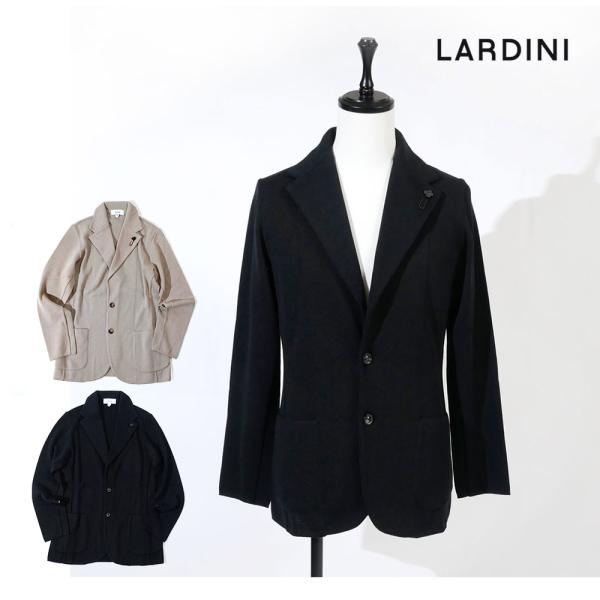 LARDINI ラルディーニ メンズ ニット ジャケット テーラード LARDINI ラルディーニ メンズ ニット ジャケット テーラード
