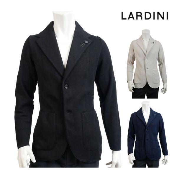 LARDINI ラルディーニ コットン シングル ニット ジャケット LARDINI ラルディーニ コットン シングル ニット ジャケット