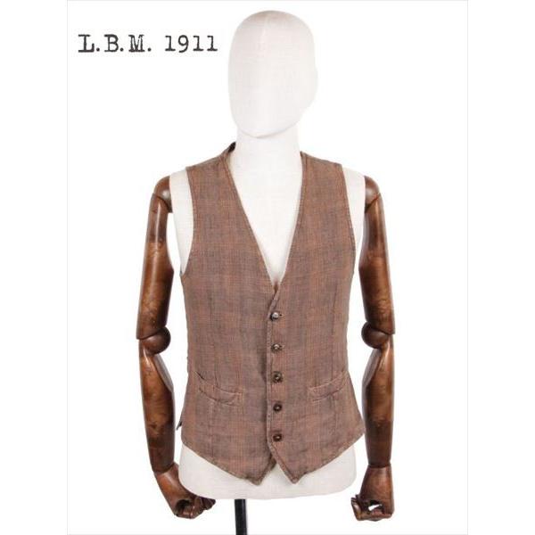 H*ん様 美品 エルビーエム 1911 L.B.M リネンコットンチェック テー L.B.M.1911（エルビーエム1911） 【セール】L.B.M. 1911 エルビーエム