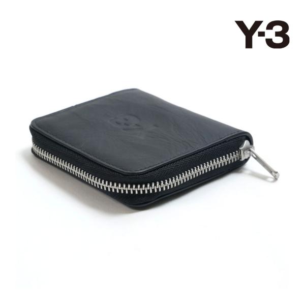 Y-3 ワイスリー WALLET 財布 ラウンドジップ 2つ折り メンズ ブラック