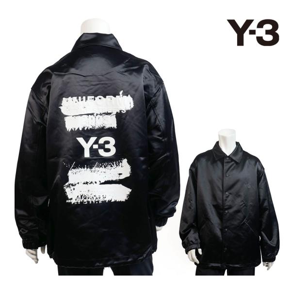 Y-3 ワイスリー U GFX COACH コーチジャケット メンズ ブラック S M