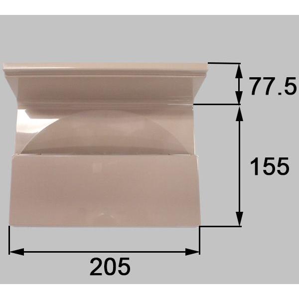 INAX/LIXIL ܂蕔i[1364000] rt^[PnCXCt^x[W] \A[opBW=205MMAsW=155MMA=77.5MM  y1364000z