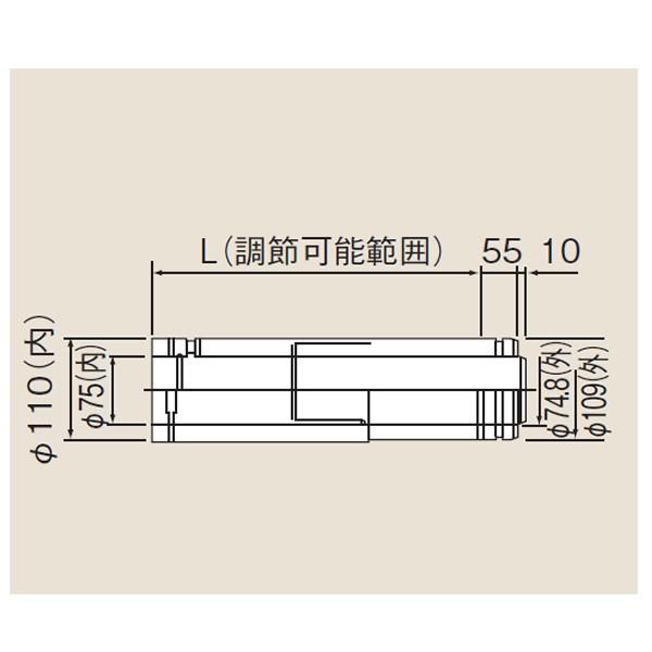 リンナイ φ110×φ75給排気部材 FF 2重管用【FFWS-120】スライド管(21-9335)【FFWS120】 給湯器 :ffws-120:住宅設備のプロショップDOOON!! - 通販 - Yahoo!ショッピング リンナイ φ110×φ75給排気部材 FF 2重管用【FFWS-120】スライド管(21-9335)【FFWS120】 給湯器 :ffws-120:住宅設備のプロショップDOOON!! - 通販 - Yahoo!ショッピング