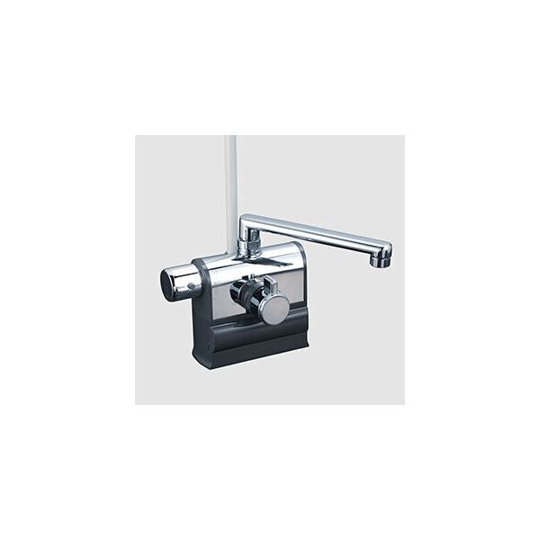 KVK デッキ形サーモスタット式シャワー(190mmパイプ付)(撥水 KVK デッキ形サーモスタット式シャワー(190mmパイプ付)(撥水