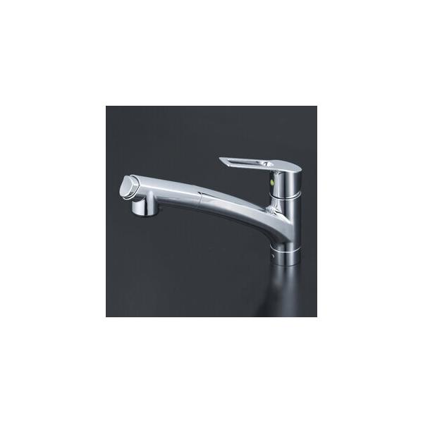 KVK ケーブイケー 流し台用シングルレバー式シャワー付混合栓（Eレバー
